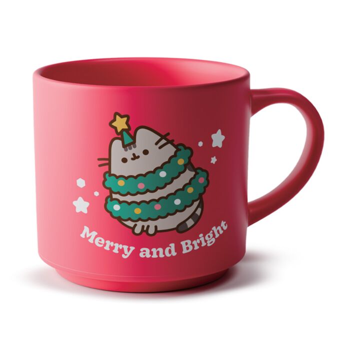 Tazza Natalizia in Porcellana - Pusheen il Gatto - Grande