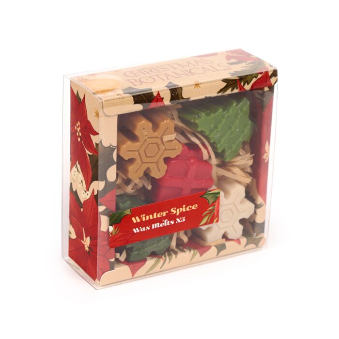 Set di 5 Cere Profumate -  Spezie Invernali - Stella di Natale