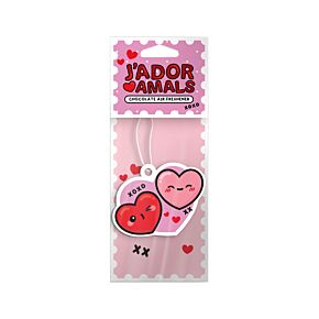 Profumatore per Auto - Cuori - J'Adoramals - Cioccolato