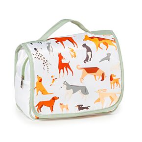 Beauty Case da Viaggio con Gancio Appendibile - Cani - Barks Dog