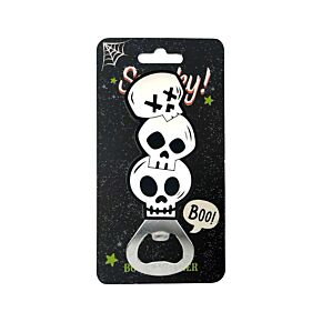 Apribottiglie in PVC con Teschi Spettrali - Spooky