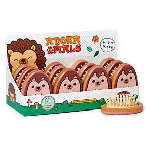Spazzola in Bambù a Forma di Riccio - Animali Dolci