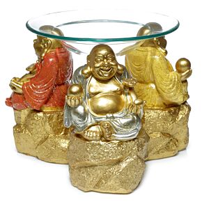 Brucia Essenze per Cera - Buddha Cinese Brillantinato