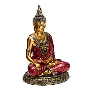 Buddha Thailandese - Oro e Rosso - Contemplazione