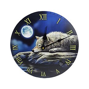 Orologio da Muro - Lupo - Quiet Reflection Wolf - Lisa Parker