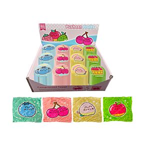 Asciugamano da Viaggio Compresso - Pusheen il Gatto - Frutta