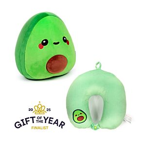 Cuscino da Viaggio con Peluche 2 in 1 - Pedro l'Avocado - Foodiemals Swapseazzz