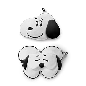 Cuscino da Viaggio con Maschera Relaxeazzz - Peanuts Snoopy