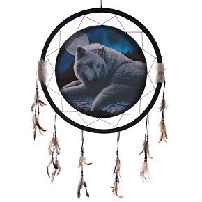 Acchiappasogni - Guardian of the North - Lupo Bianco - Lisa Parker 60cm