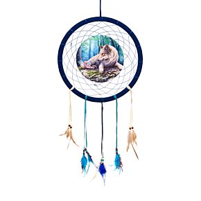 Acchiappasogni - Lupo e Fata - Fairy Stories Wolf & Fairy - Lisa Parker - 33cm