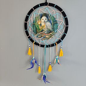 Acchiappasogni - Gufo - Guardian Of Spells Owl - Lisa Parker - 33cm