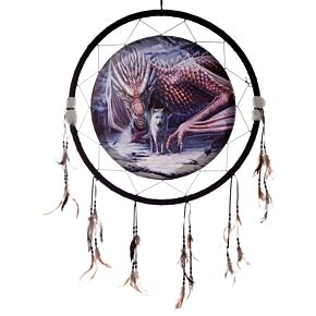 Acchiappasogni - Alliance - Drago e Lupo - Lisa Parker- 60cm