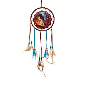 Acchiappasogni - Lupo - Fairy Dream Wolf & Cub - 16cm