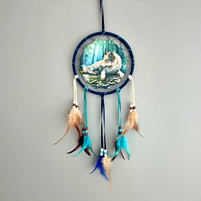 Acchiappasogni - Lupo e Fata - Fairy Stories Wolf & Fairy - Lisa Parker - 16cm