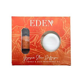 Set Diffusore di Aromi in Gesso e Olio Profumato - Tonka e Oud - Eden