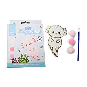 Acchiappasole da Colorare - Fai da Te - Maddie, l'Axolotl - Animali Dolci