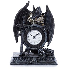 Orologio da Scrivania - Drago con Armatura