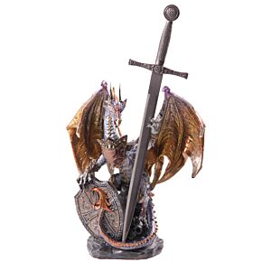 Drago della Leggenda Oscura - Drago del Fuoco con Scudo