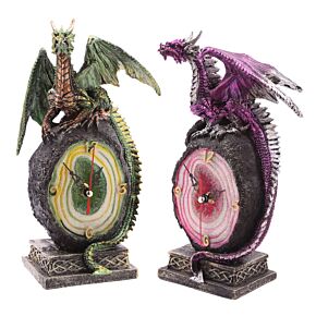 Orologio Geode con Drago Appollaiato