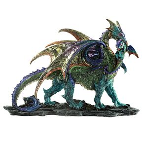 Mamma Dragone con Cucciolo - Drago dell'Incubo Incantato