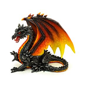 Drago della Leggenda Oscura - Drago d'Ossidiana del Fuoco Difensore della Notte