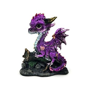 Adorabile Cucciolo di Drago di Bosco -  Ametista