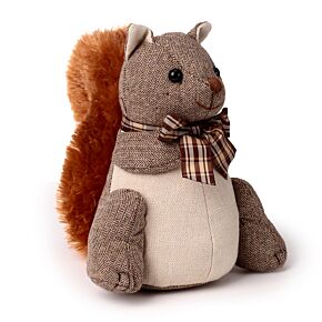 Fermaporte in Peluche - Scoiattolo con Papillon