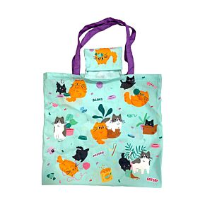 Borsa Pieghevole - Gatti Beans & Co