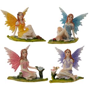 Statuetta Fata dei Fiori - Flora e Fauna