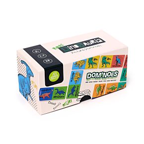 Domino Illustrato - Gioco da Tavolo - Dinosauri - Dinosauria