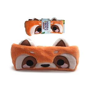 Fascia per Capelli in Peluche - Ru il Panda Rosso - Animali Dolci