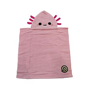 Poncho con Cappuccio per Bambini - Maddie, l'Axolotl - Animali Dolci