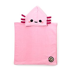 Poncho con Cappuccio per Bambini - Maddie, l'Axolotl - Animali Dolci
