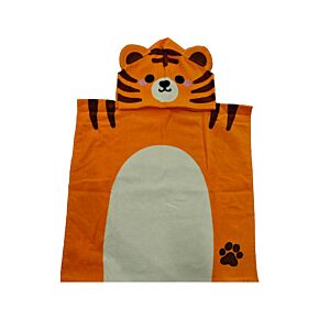 Poncho con Cappuccio per Bambini - Alfie, la Tiger - Animali Dolci