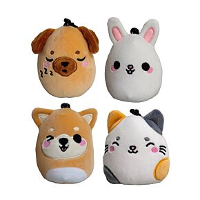 Portachiavi in Peluche - Animali Domestici - Animali Dolci - Squidglys