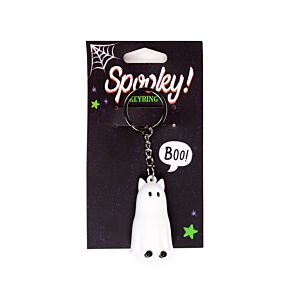 Portachiavi 3D in PVC - Fantasma - Spooky  Gatto