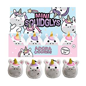 Portachiavi Mini in Peluche - Astra, l'Unicorno - Animali Dolci -  Squidglys