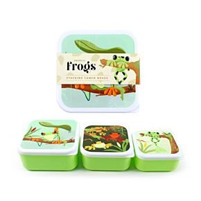 Set di 3 Contenitori per Alimenti M/L/XL -  Rane Tropicali