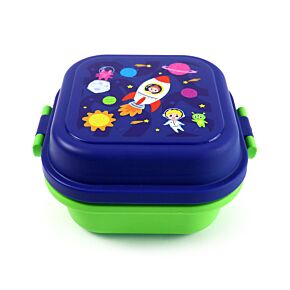 Porta Pranzo Bento con Chiusura a Clip - Space Cadets