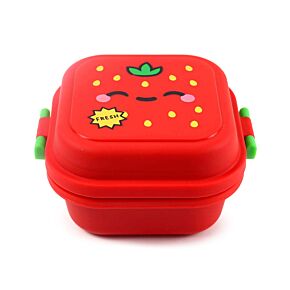 Porta Pranzo Bento con Chiusura a Clip - Elidi la Fragola - Foodiemals