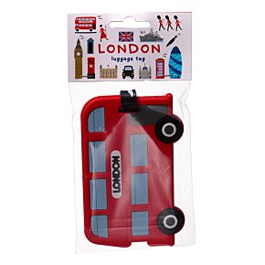 Etichetta per Bagagli in PVC - Autobus Londinese