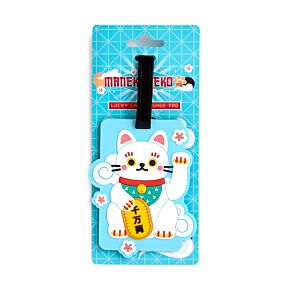 Etichetta per Bagagli in PVC - Gatto Maneki Neko