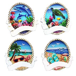 Magnete Stampato in 3D - Spiaggia e Barriera Corallina