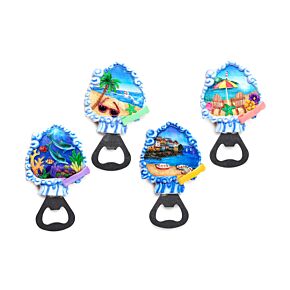 Magnete Apribottiglie - Lungomare - Scene della Spiaggia