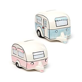 Salvadanaio in Ceramica - Campeggio - Home Is Where You Park It