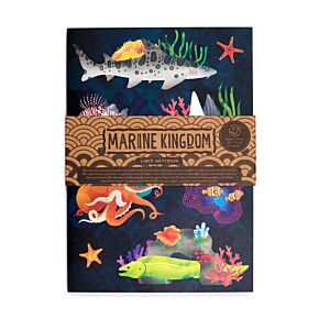 Quaderno A5 a Righe in Carta Riciclata - Animali - Marine Kingdom