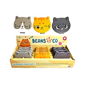 Specchietto da Borsa in Finta Pelle - Gatti Beans & Co