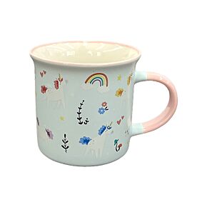 Tazza in Porcellana con Bordo Arrotondato - Magia dell'Unicorno