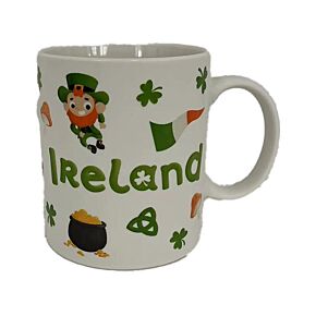 Tazza in Porcellana - Folletto Portafortuna Irlandese