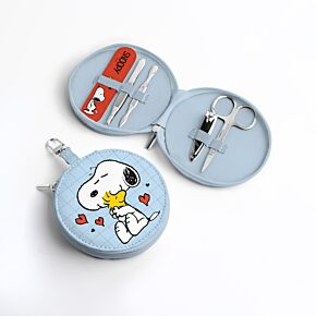 Set Manicure 5 pezzi - Rotondo - Snoopy & Woodstock - Peanuts